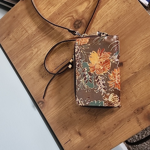 Patricia Nash Italian Pheasant Pertina Frame Crossbody Bag - Picture 5 of 7